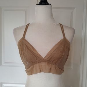 Aerie Lacy Beige Bralette